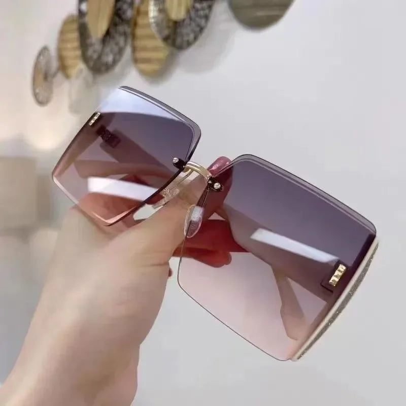 Drune | Stilvolle Quadratische Weinlese Sonnenbrille Für Damen