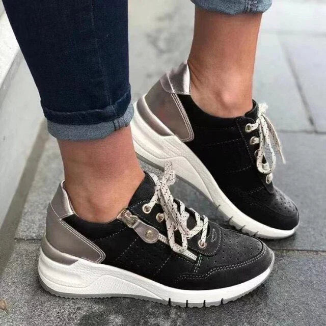 Drune | Orthopädische Sneakers Mit Keilabsatz