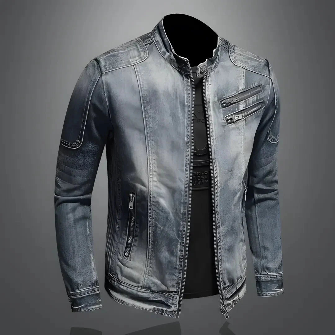 Drune | Gewaschene Denimjacke