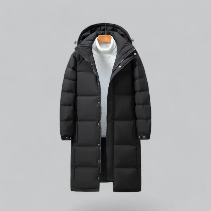 Drune | Stylische Herren Winter Puffjacke mit Kapuze — Warm und langlebig
