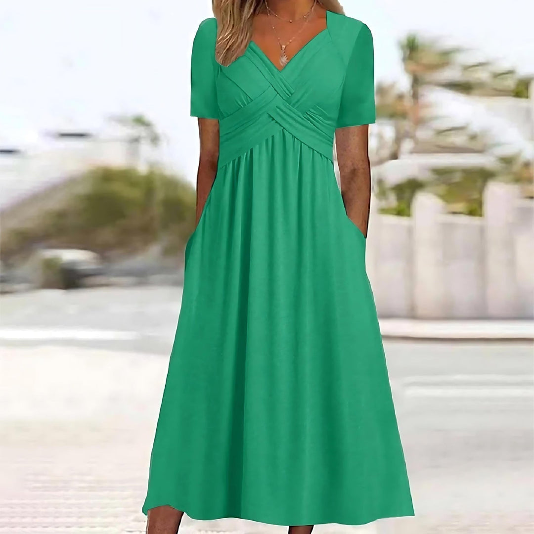 Drune | Legere Eleganz Midi Kleid