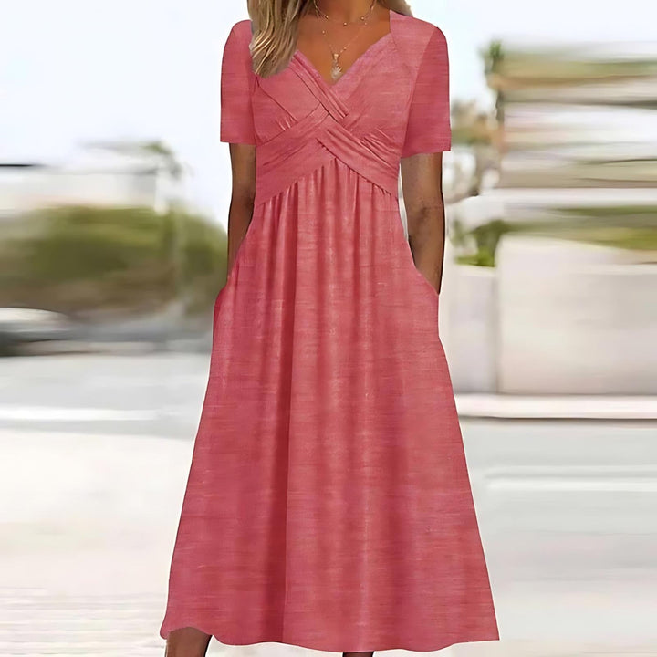 Drune | Elegantes Midi-Kleid mit Schmeichelnder Bauchkontrolle