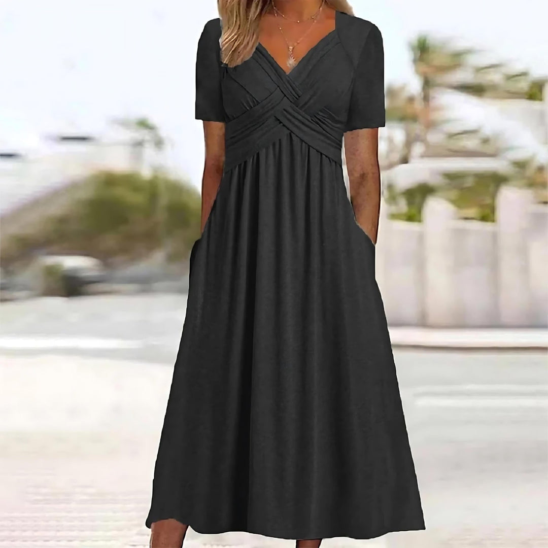 Drune | Legere Eleganz Midi Kleid