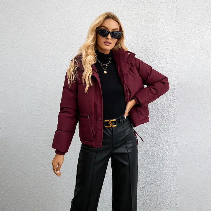 Drune | Wattierte Jacke - Kurze Winterjacke für Frauen