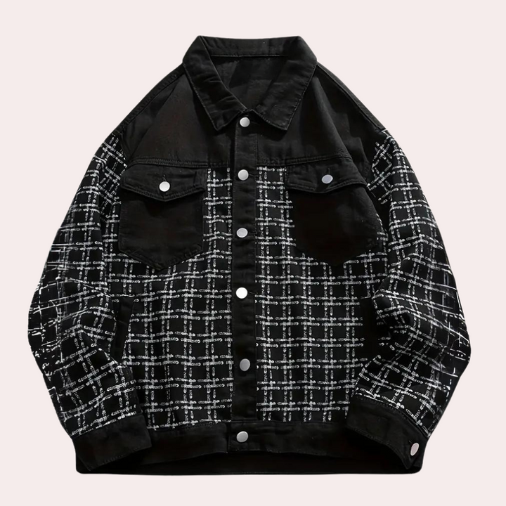 Drune | Denim Jeansjacke Für Männer Im Vintage Look