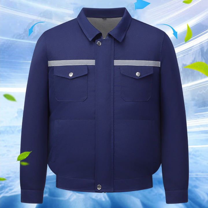 Unisex nan kühlende Arbeitsjacke mit integrierten Lüftersystem Drune