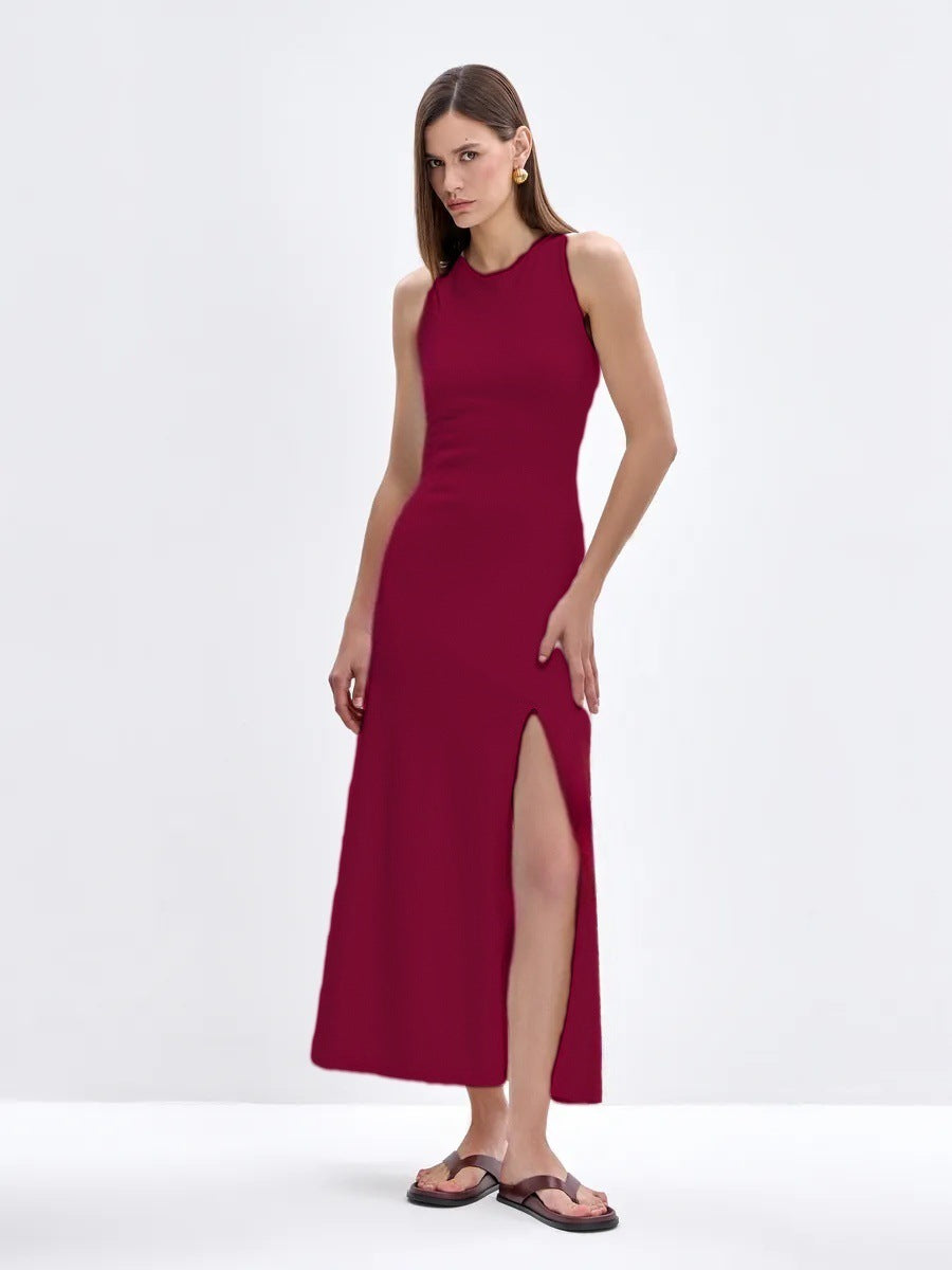 Damen figurbetontes Maxikleid Drune