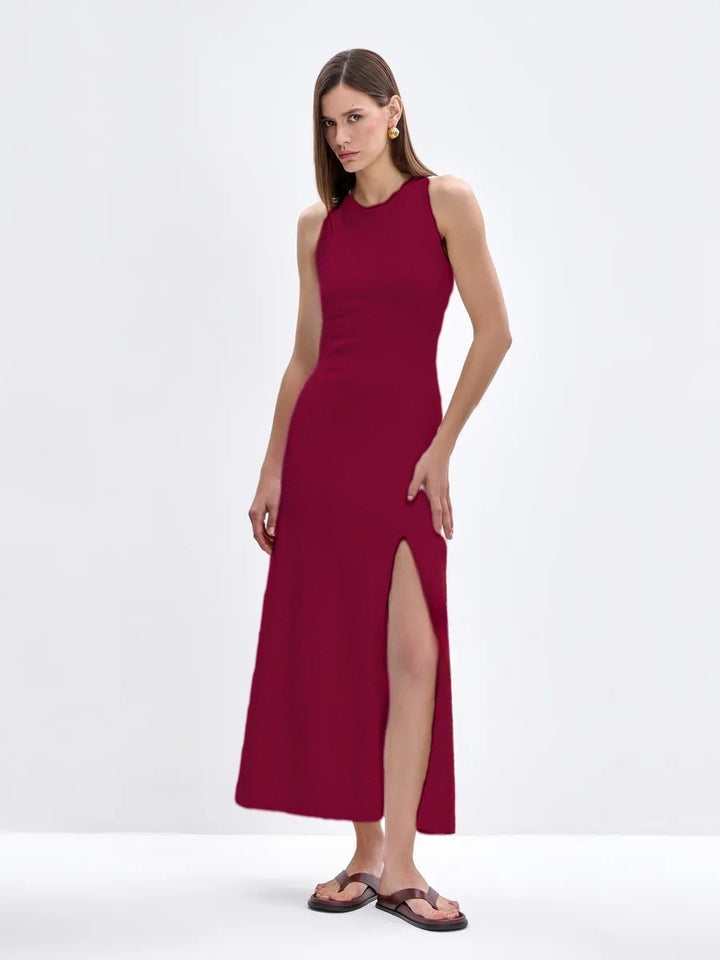 Damen figurbetontes Maxikleid Drune