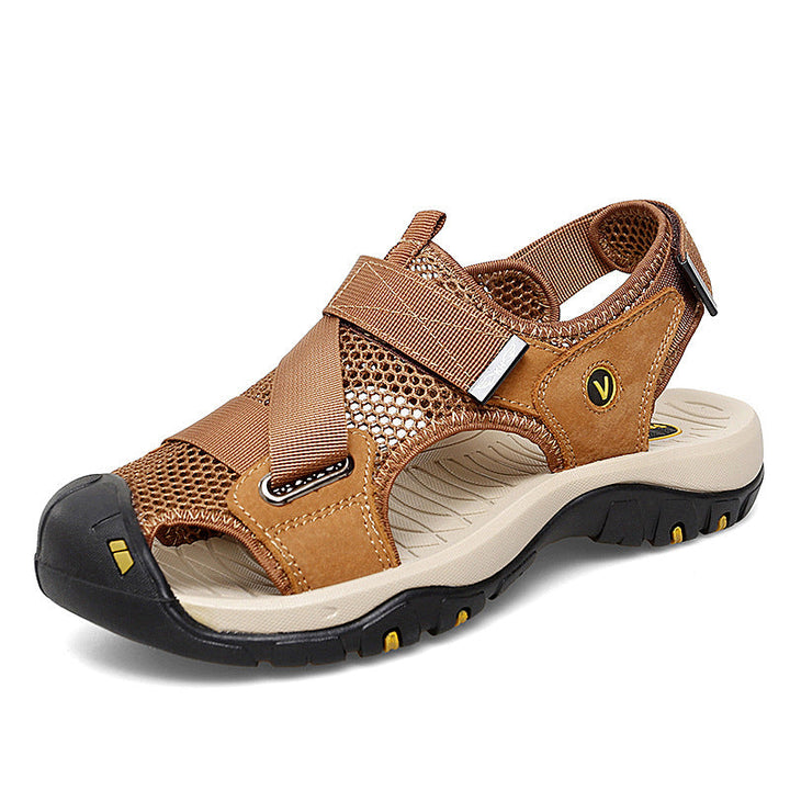 Herren Outdoor Sandalen mit rutschfester Sohle und verstellbarem Riemensystem Drune