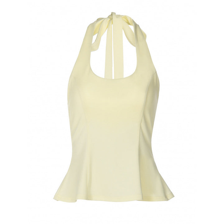 Damen Top mit Peephole-Ausschnitt und figurbetonendem Schnitt Drune
