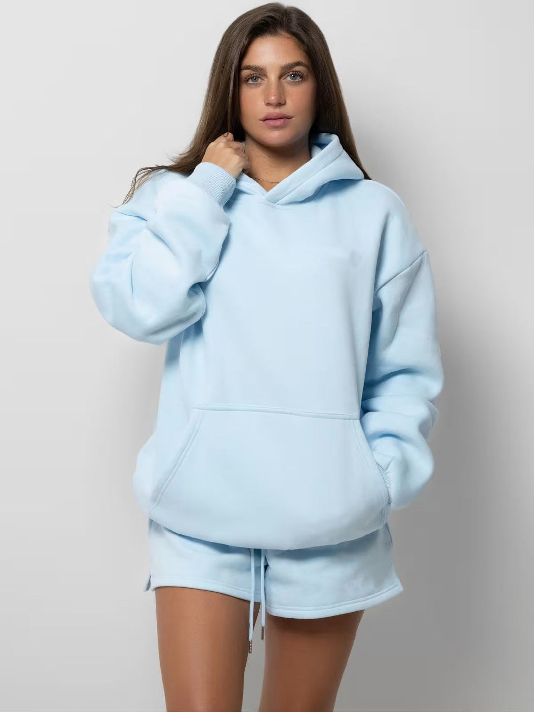 Damen Sportliche Sweatshorts mit elastischem Bund Drune