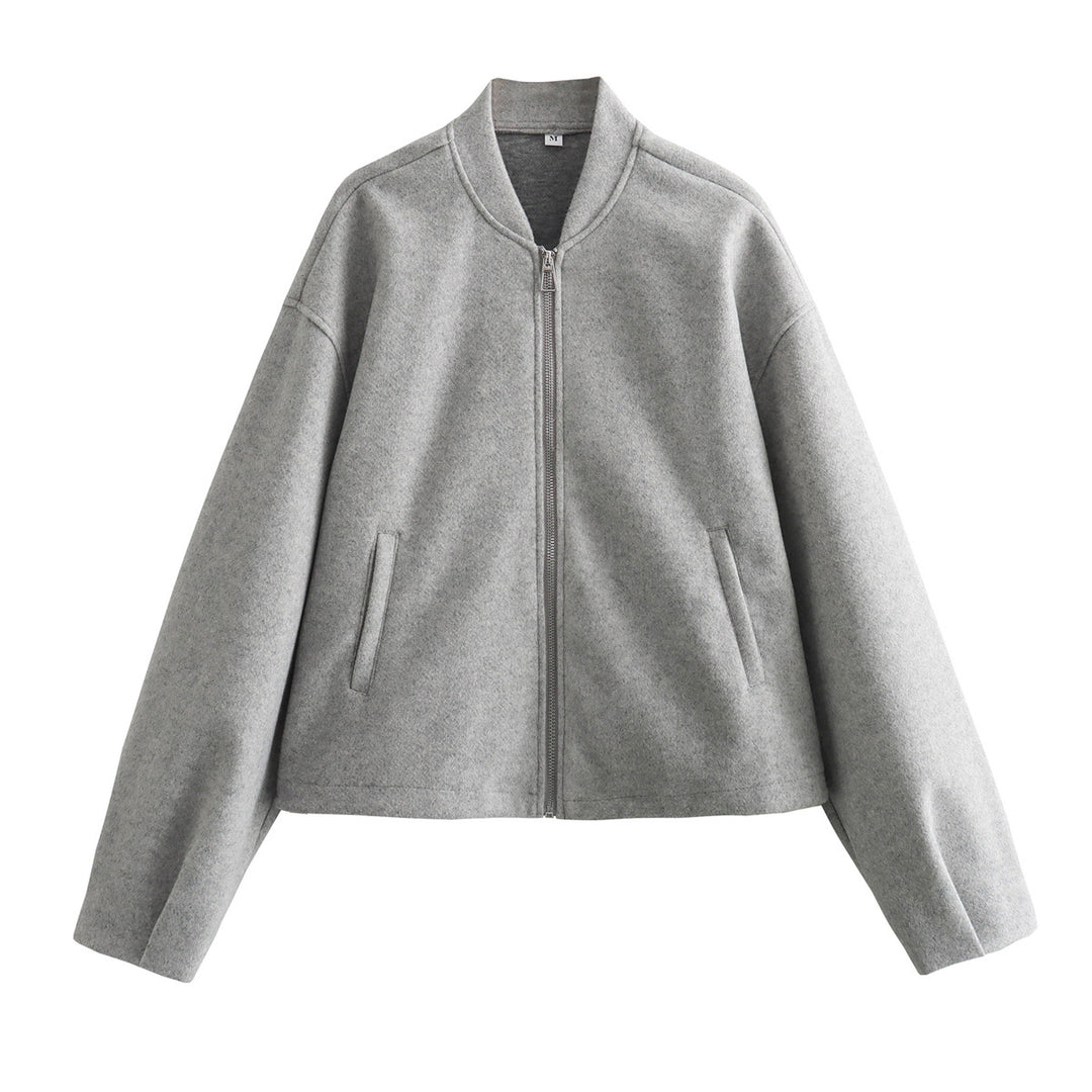 Damen Bomberjacke aus bequemen Material Drune