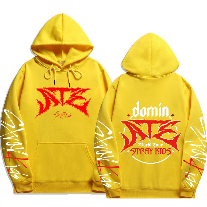 Damen Kapuzenpullover mit auffälligem grafischen Design Drune