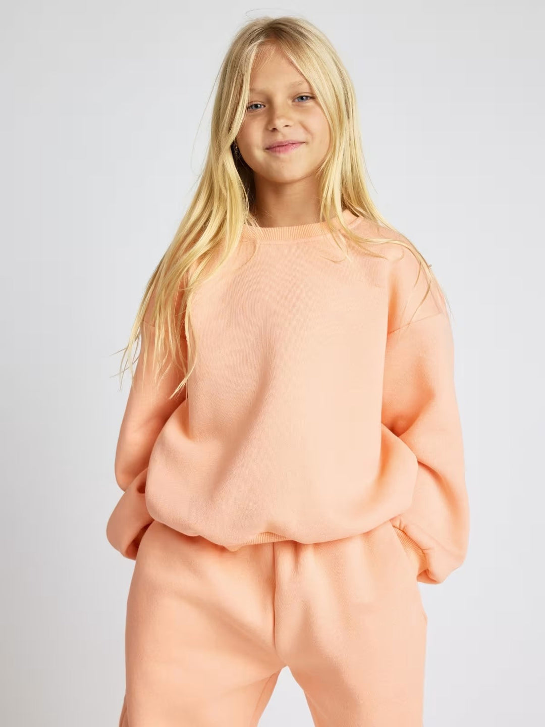Damen lässiges Sweat-Set mit voluminösem Oberteil und bequemen Jogginghosen Drune