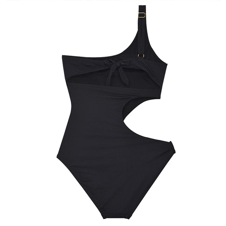 Damen Einteiler Badeanzug mit asymmetrischem Schnitt und eleganten Cut-Outs Drune