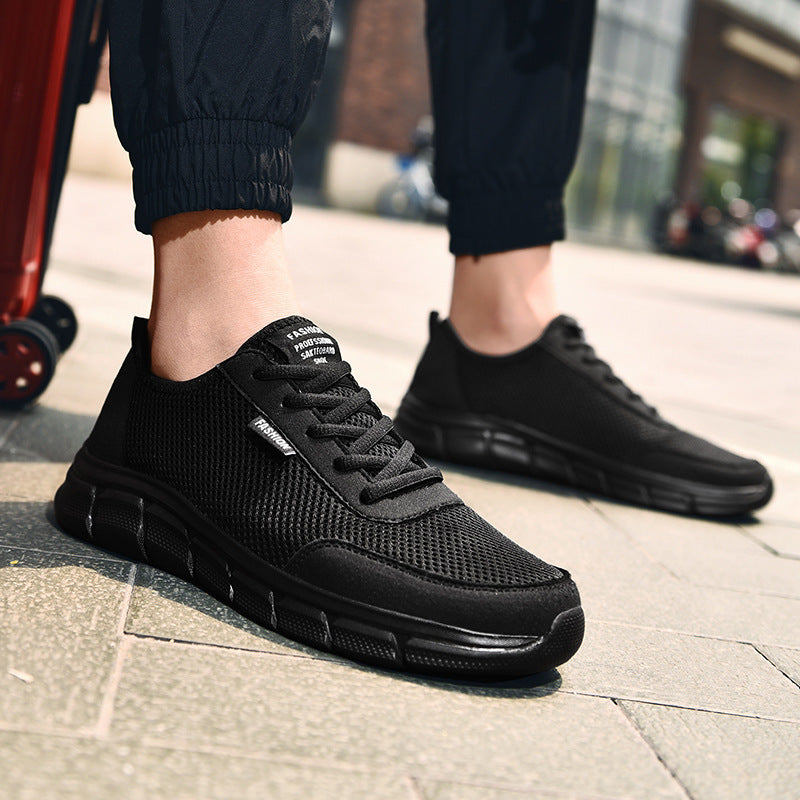 Unisex nan leichter Freizeit-Sneaker mit nahtlosem Mesh-Obermaterial und viskoelastischer Zwischensohle Drune