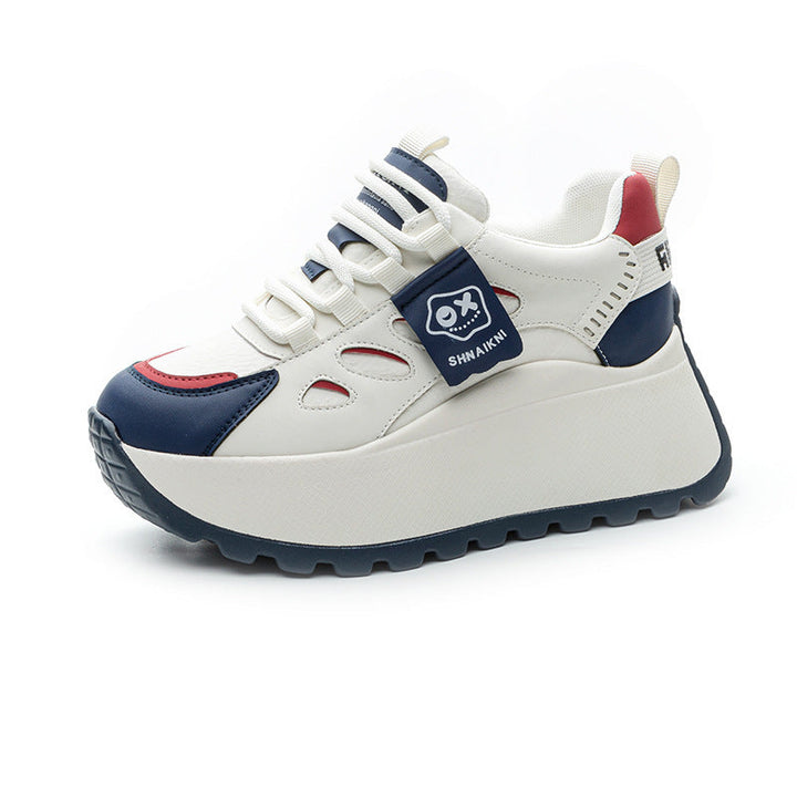 Damen Sportliche Plateausneakers mit modernem Design und flexibler Sohle Drune