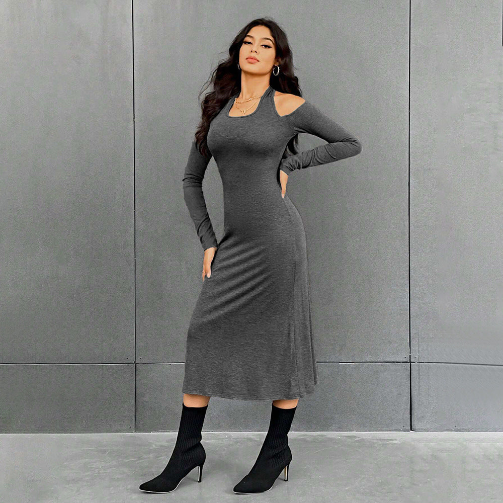 Damen Maxikleid mit schickem Schnitt und eleganten Cut-Out-Details Drune
