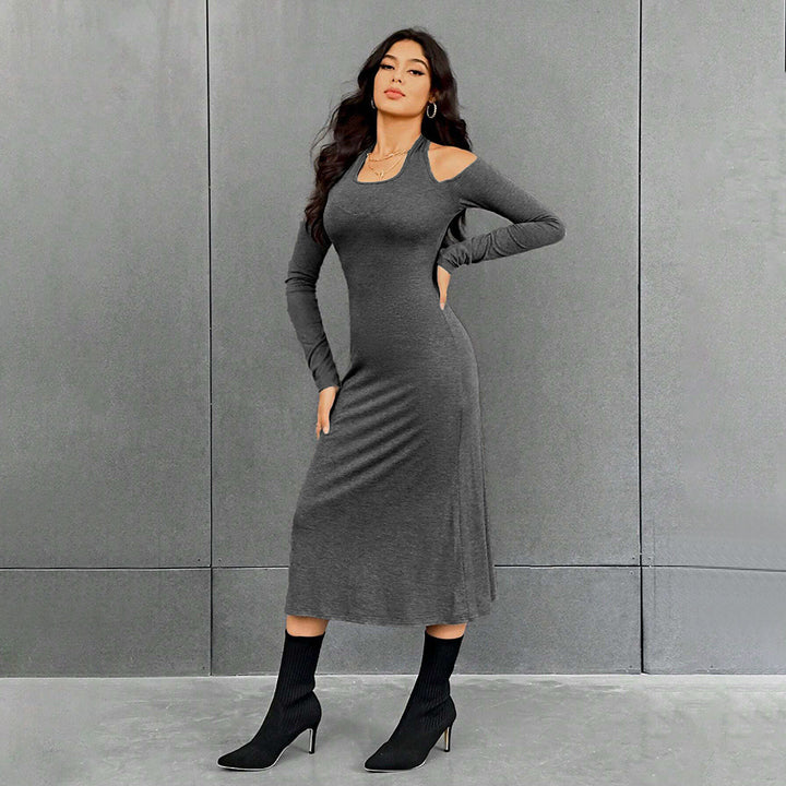 Damen Maxikleid mit schickem Schnitt und eleganten Cut-Out-Details Drune