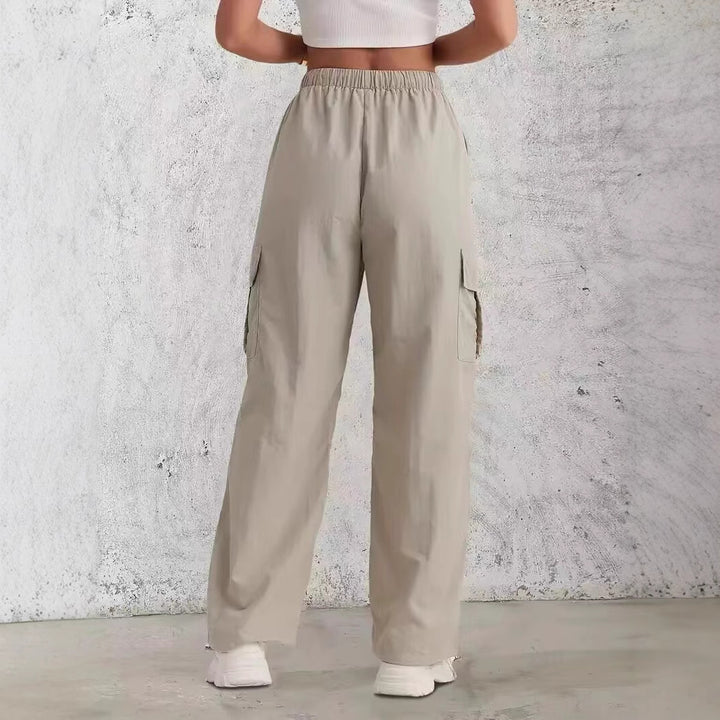 Damen Cargo-Hose mit praktischem Gummizug und modischen Seitentaschen Drune