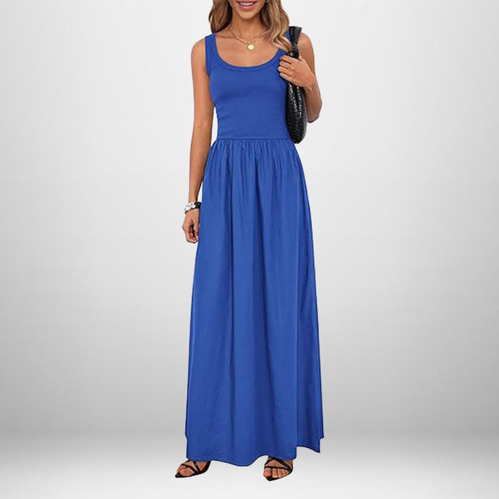 Damen Maxikleid mit elegantem, weiter Schnitt Drune