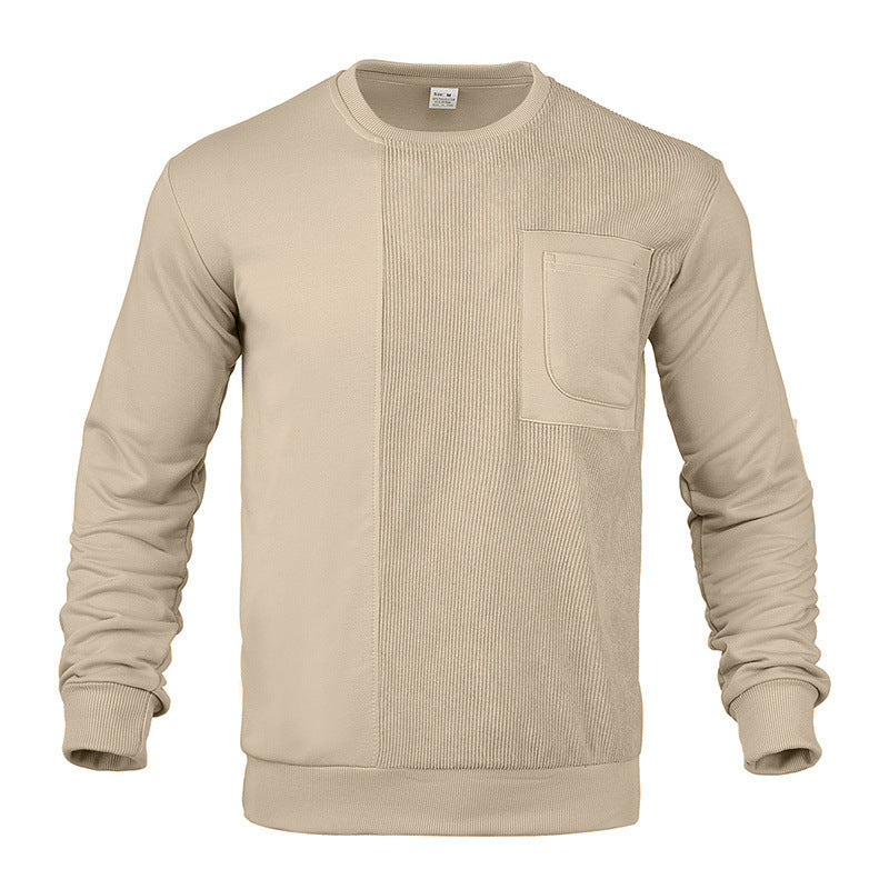Herren Sweatshirt mit strukturierter Front Drune
