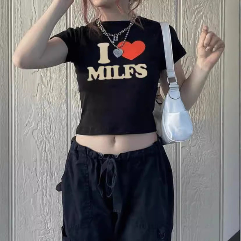 Damen Crop-Top mit floralem Grafikdruck und figurbetontem Schnitt Drune