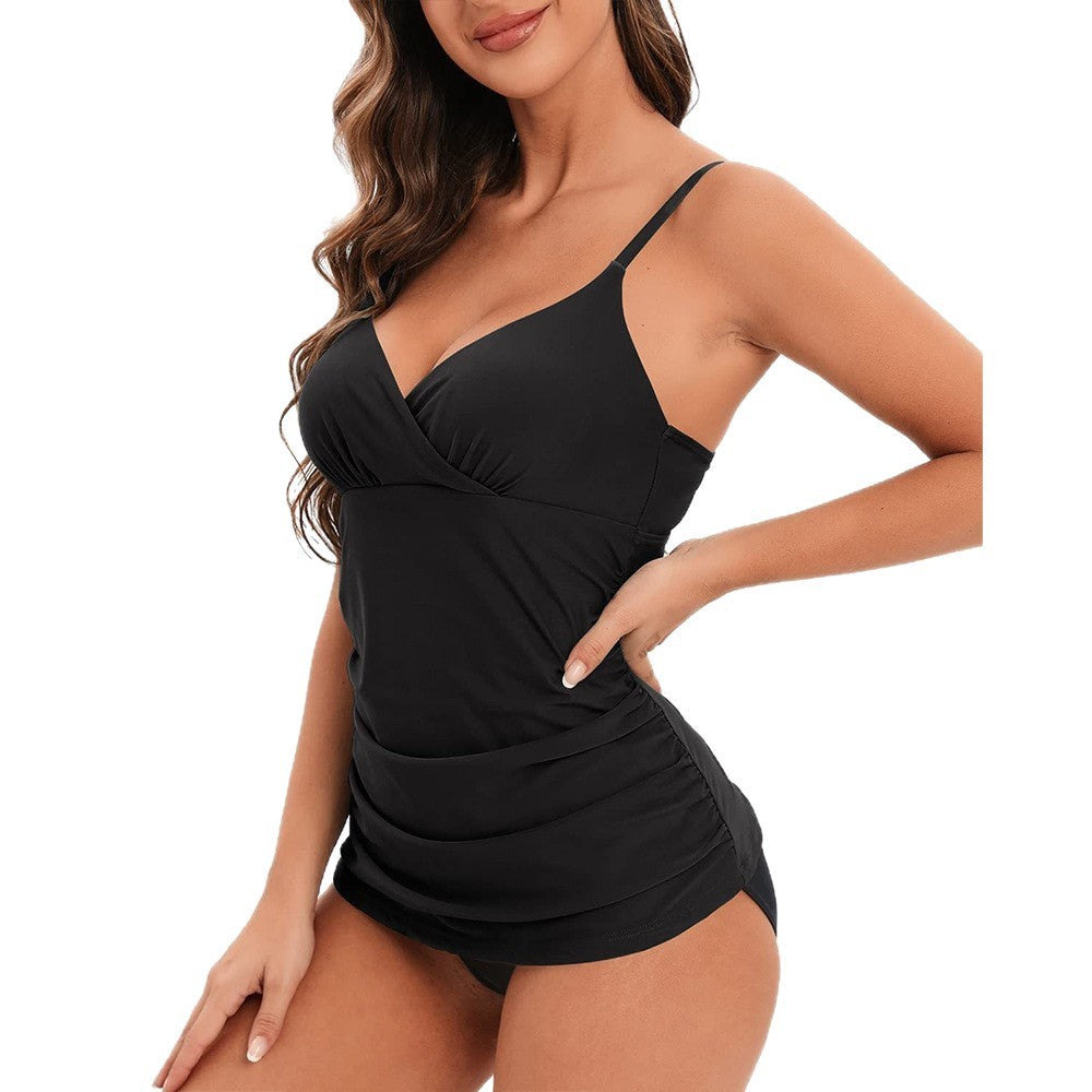 Damen Tankini mit elegantem Wickel-Design Drune