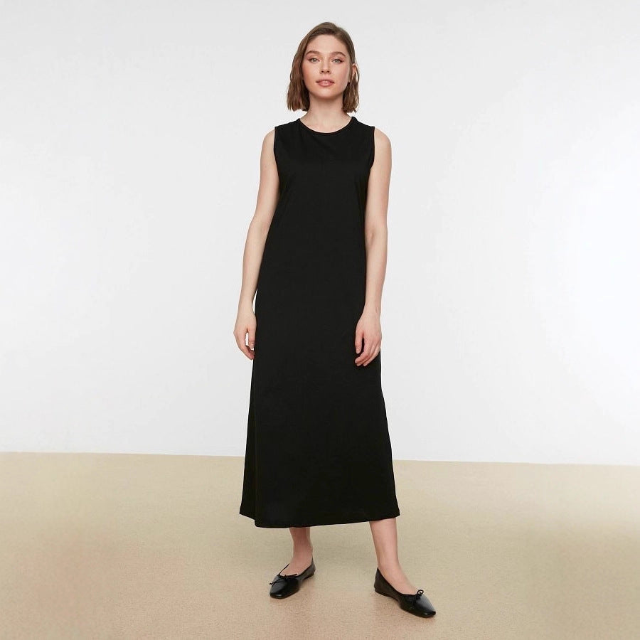 Damen Maxikleid aus weichem und leichtem Jersey Drune