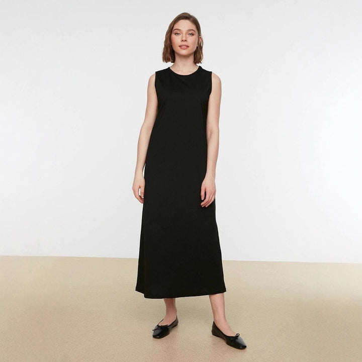 Damen Maxikleid aus weichem und leichtem Jersey Drune