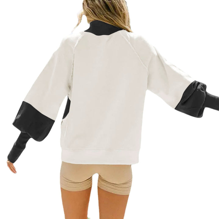 Damen Sweatshirt mit festlichem Glitzermotiv Drune