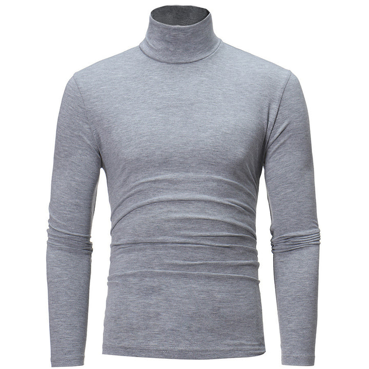 Herren eleganter Rollkragenpullover aus bequemen Stretchmaterial Drune