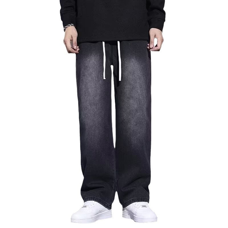 Herren lässige Relaxed Fit Jeans mit modernem Schnitt und elastischem Bund Drune