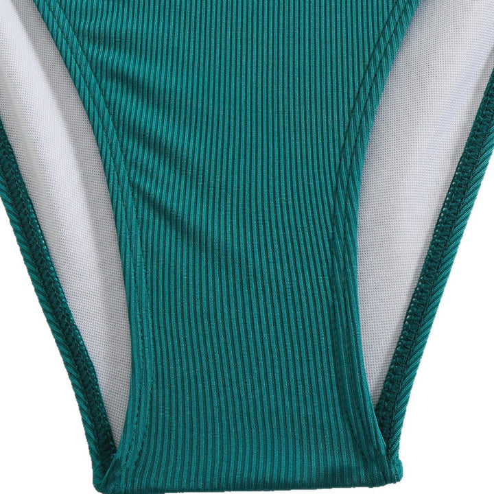 Damen Bunt geschmückter Triangel-Bikini Drune
