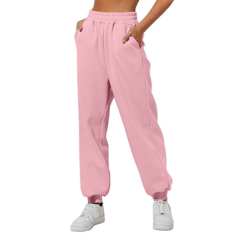 Damen Jogginghose mit elastischem Bund und seitlichen Eingrifftaschen Drune