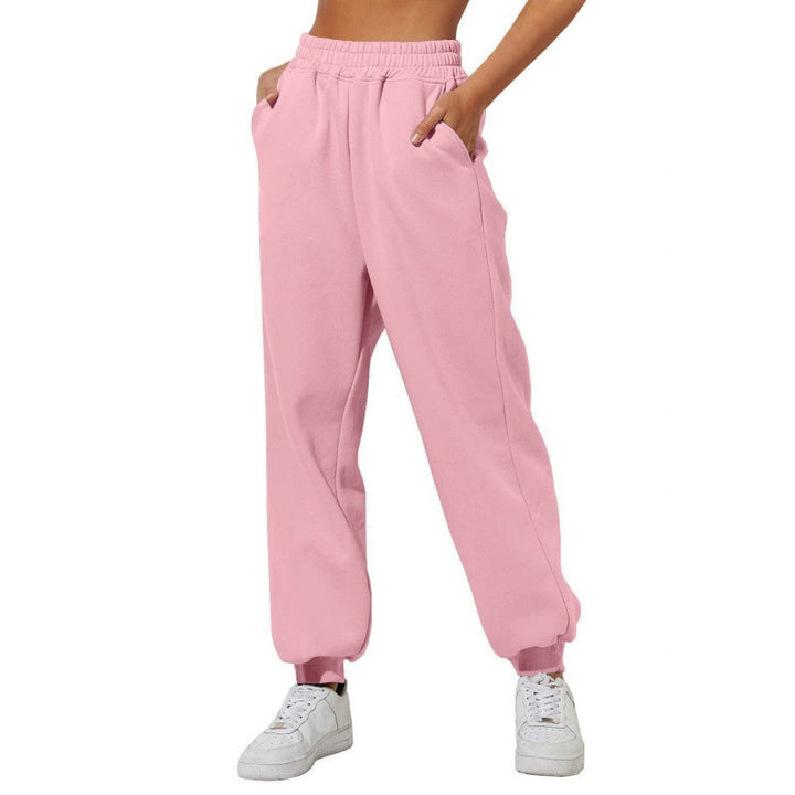 Damen Jogginghose mit elastischem Bund und seitlichen Eingrifftaschen Drune