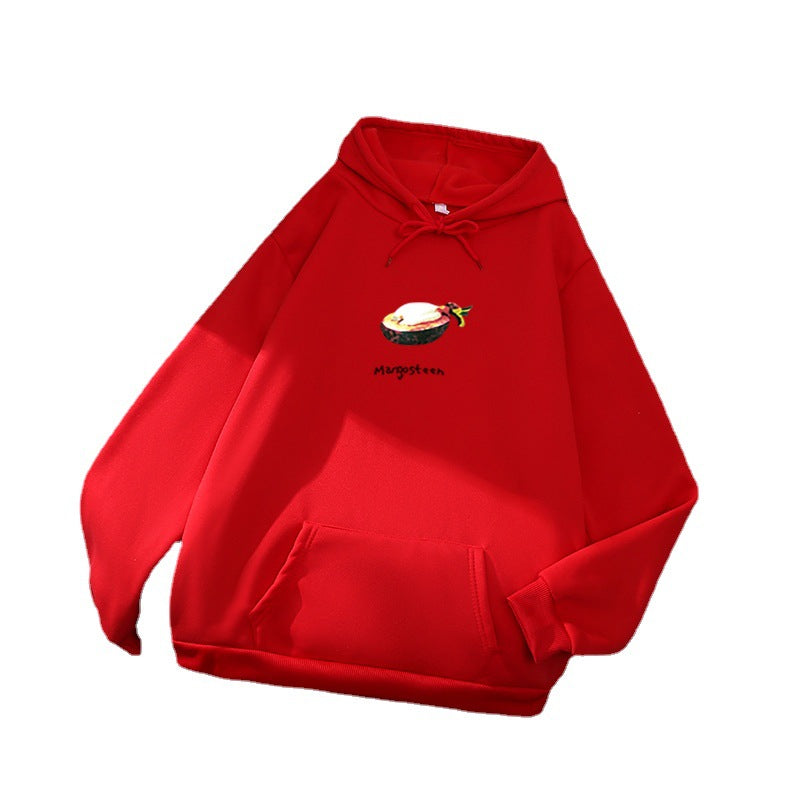 Damen Hoodie mit fruchtigem Melonenmotiv Drune
