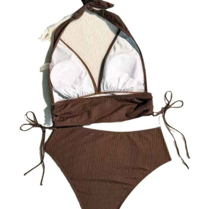Damen Triangel-Bikini mit modischem Wickel-Design Drune