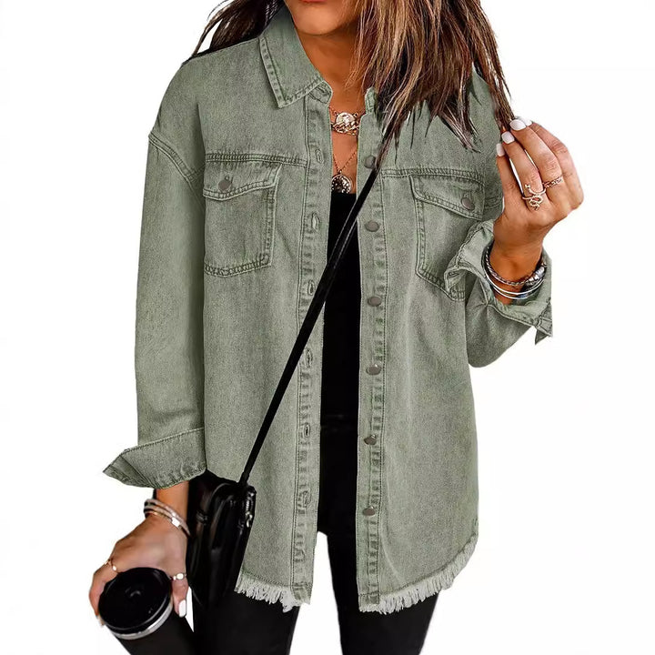 Damen Jeanshemd Drune