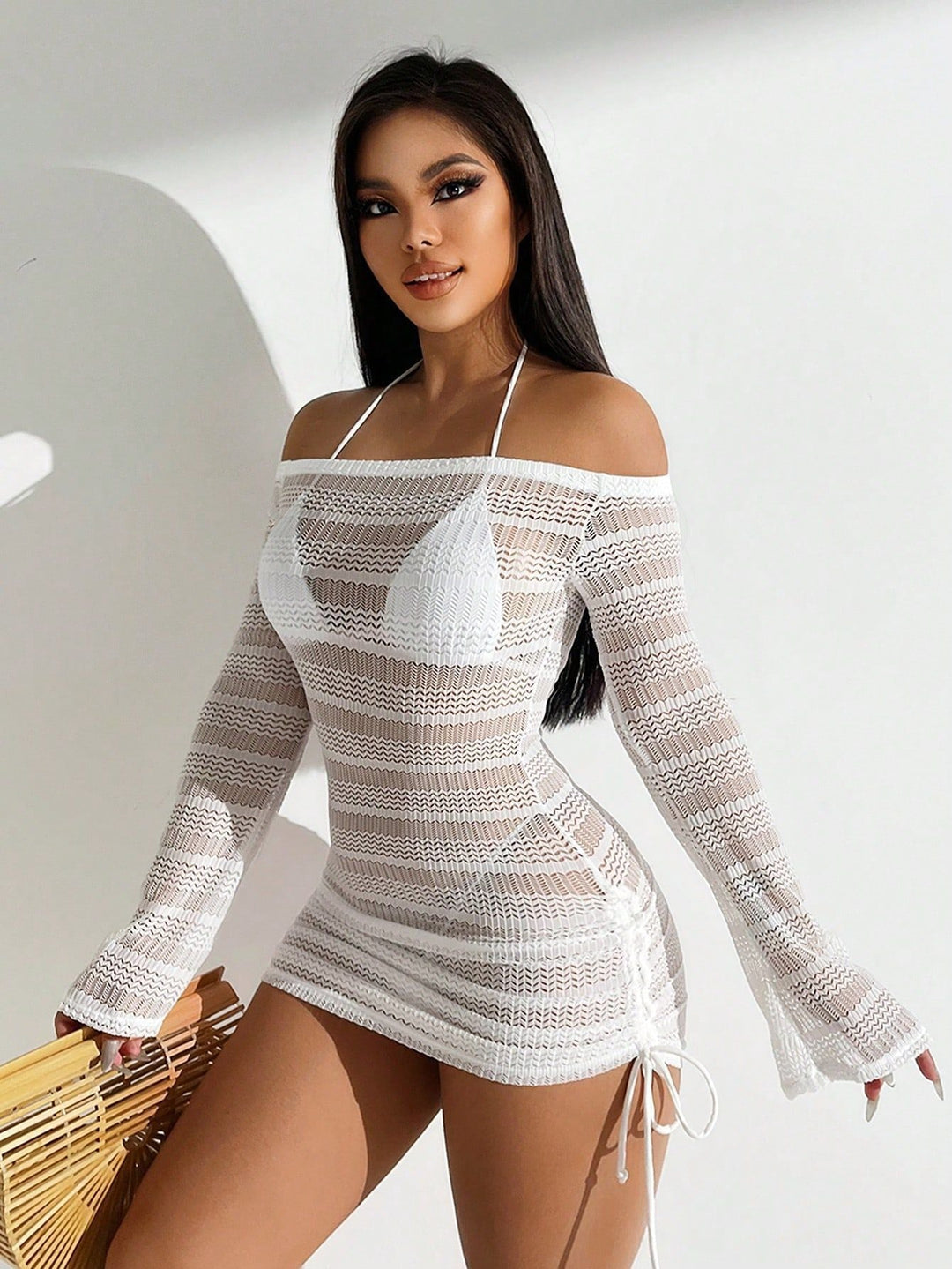 Damen Off-Shoulder Badeset Drune