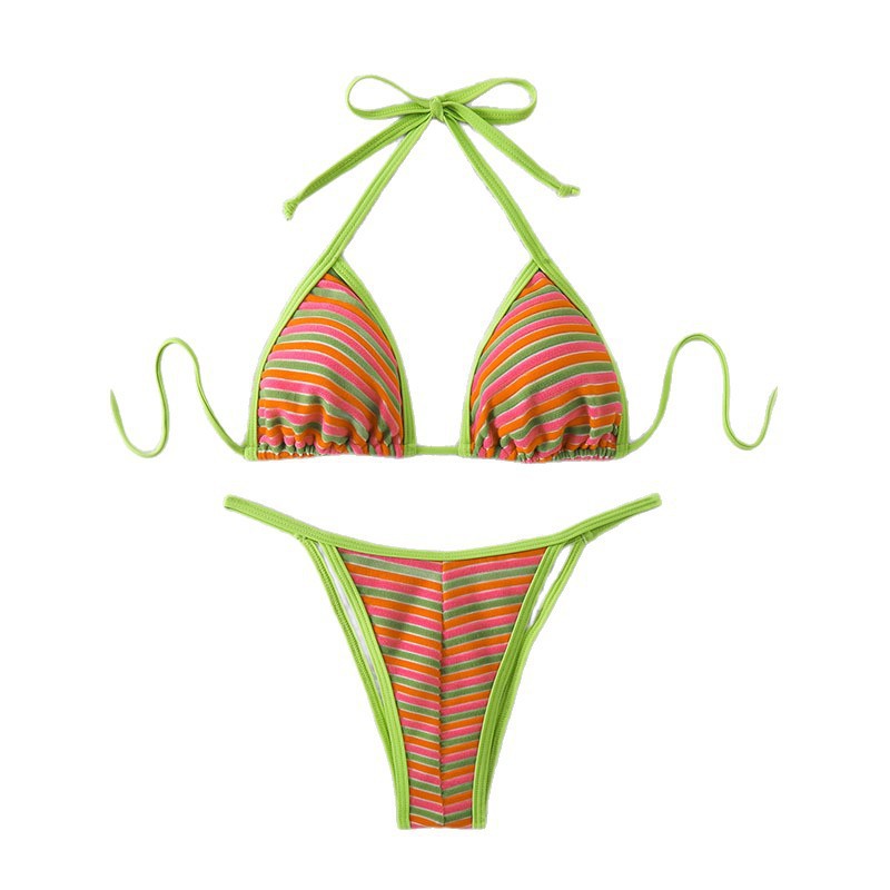 Damen Triangel-Bikini mit dekorativem Bindeband Drune