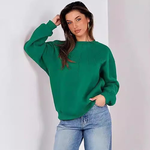 Damen Oversize Sweatshirt mit strukturiertem Design Drune