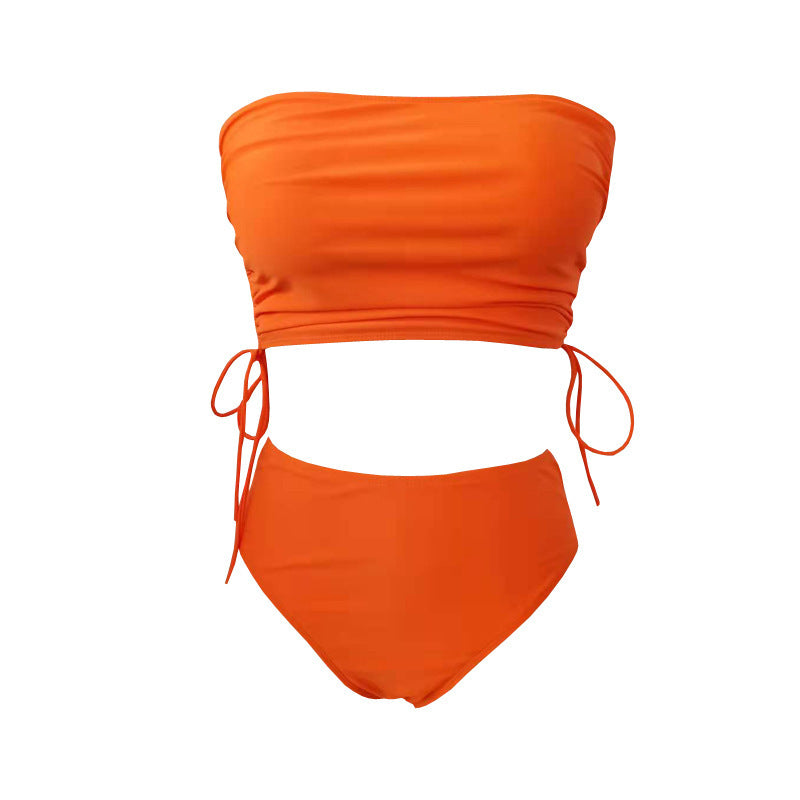 Damen Bandeau-Bikini mit raffinierten Banddetails Drune