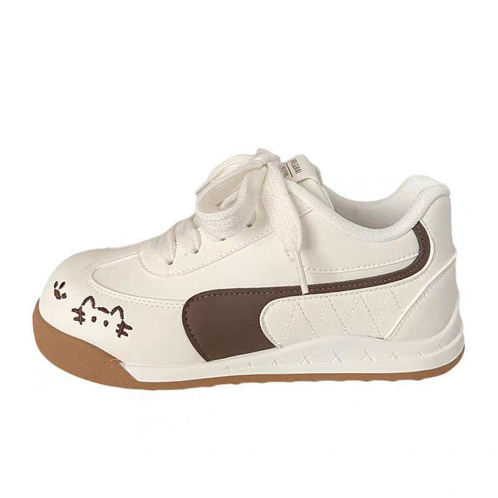 Damen Komfortable Freizeit-Sneaker mit verspielten Tiermotiven Drune