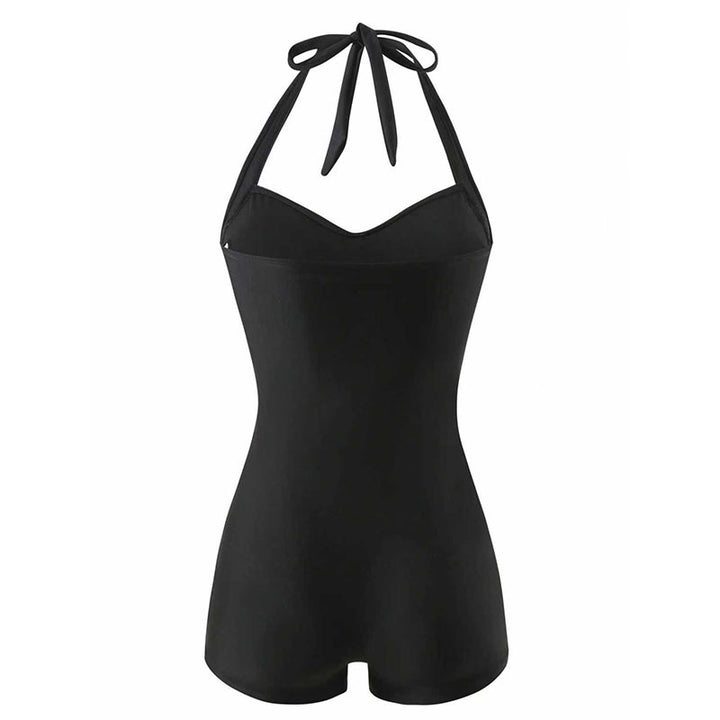 Damen Einteiler Badeanzug mit halterneck Design und moderner Passform Drune