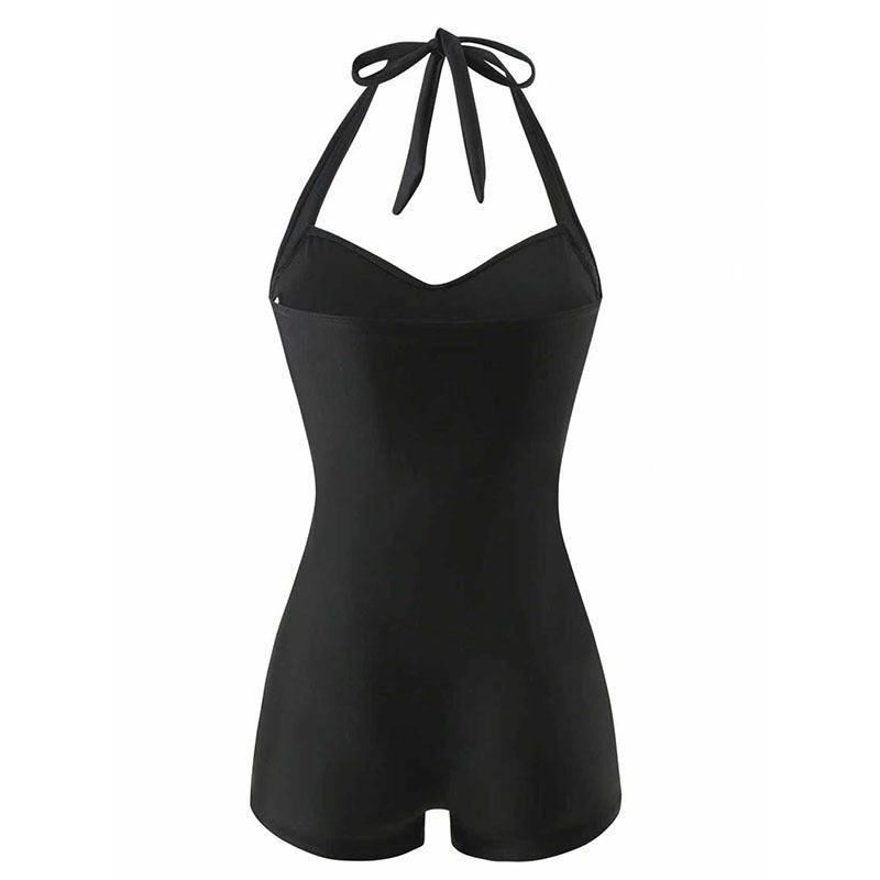 Damen Einteiler Badeanzug mit halterneck Design und moderner Passform Drune