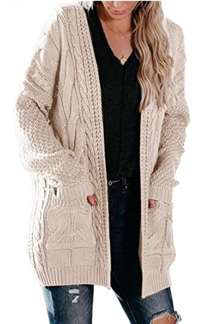 Damen Grobstrick Cardigan Drune