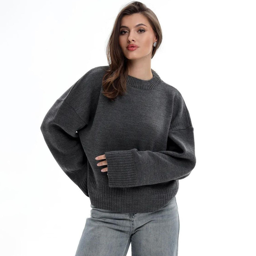 Damen Großer Sweater im legeren Schnitt Drune