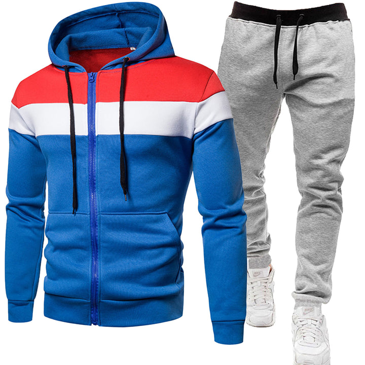 Herren nan zweiteiliges Freizeit-Jogginganzug-Set Drune