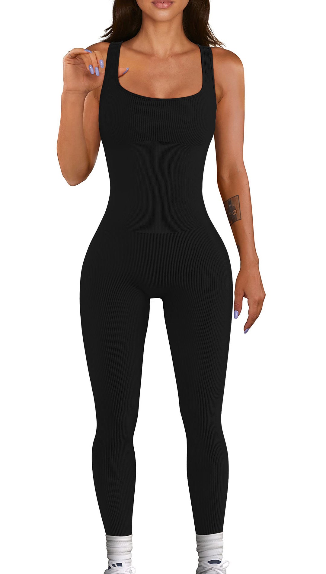 Damen Sportlicher Bodycon-Jumpsuit Drune